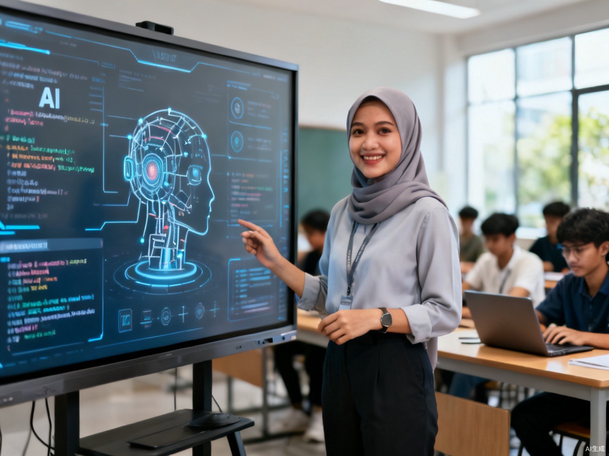 AI teaching in action on campus